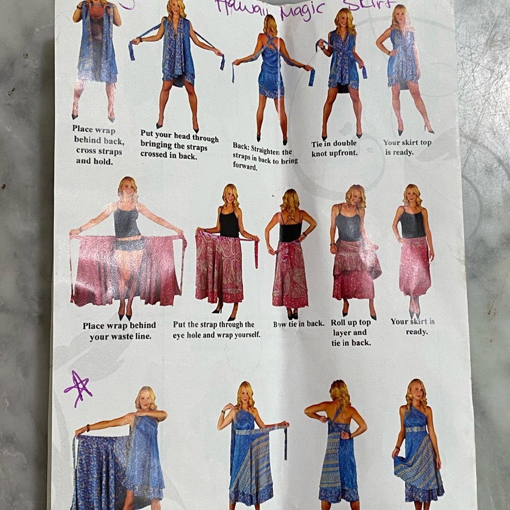 Hawaiian wrap / Dress / skirt - Picture 8 of 14